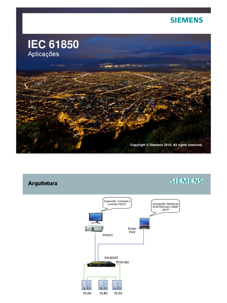 Aplicações e Funcionalidades do IEC 61850 | PDF | Eletromagnetismo ...