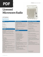 PTP 820S Licensed Microwave Radio: All-Outdoor