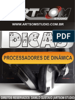 Estúdio Gravação Mixagem Compressores Dinâmica