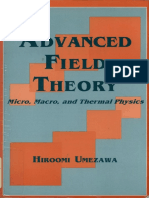 (Hiroomi Umezawa) Advanced Field Theory Micro, Ma