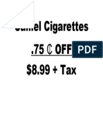 Camel Cigarettes PDF