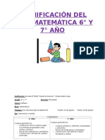 Planificacion de Math 6-7-8