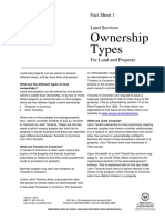 Ownership Types: Fact Sheet 1