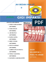 Bab II Pembahasan Gigi Impaksi Kelompok i Bedah Mulut Kedokteran Gigi Unsri