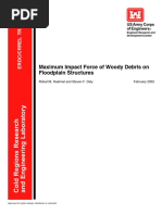 ERDC CRREL TR-02-2 Max Impact Force of Woody Debris on Floodplain Structures