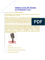 Download Contoh Pembawa Acara MC Resepsi Pernikahan by aan trianasari SN326442642 doc pdf