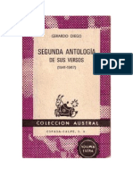 Gerardo Diego - Segunda Antologia de Sus Versos (1941 - 1967)