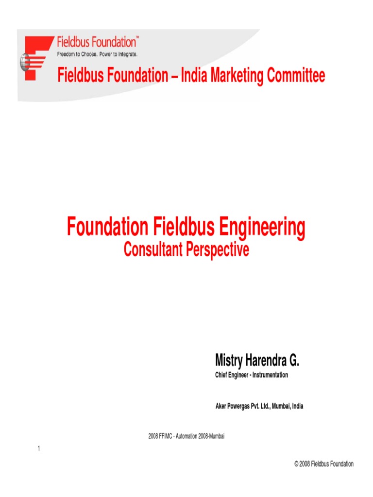 Foundation Fieldbus Concepts | PDF | Automation | Electronic Engineering