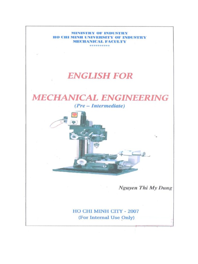 English For Mechanical Engineering PDF | PDF