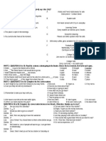 KET 7 Test 4 Reading Writing Listening