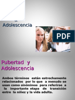 Adolescencia y Pubertad
