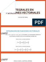 Integrales en Funciones Vectoriales