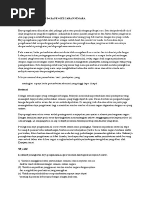 Dasar Peningkatan Daya Pengeluaran Negara Pdf
