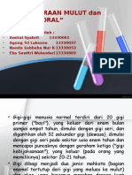 Kosmetologi Kelompok Pemeliharaan Oral Dan Mulut