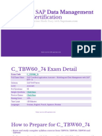 How To Competitively Prepare For The Exam C - TBW60 - 74