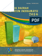 Statistik Daerah Kabupaten Indramayu 2016