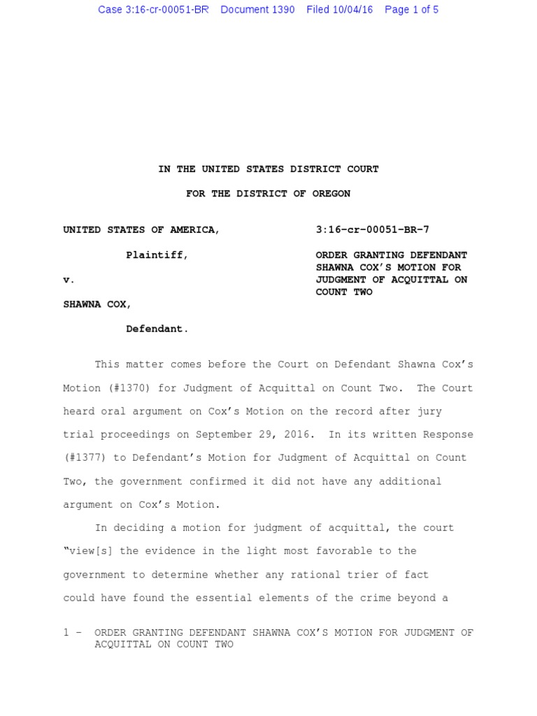 Judge Written Ruling Dismiss CT 2 Cox | PDF | United States Law ...