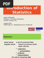 1 Introduction To Statistics