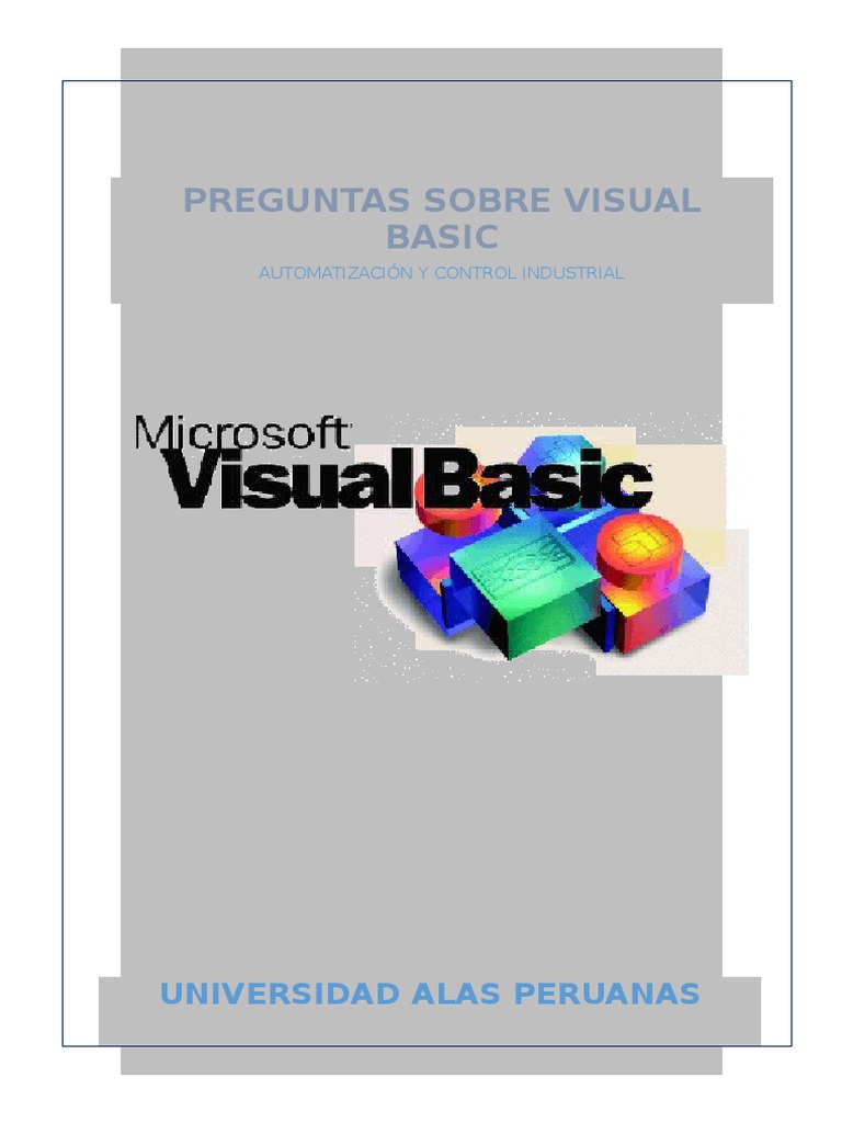 VISUAL BASIC | Básico | Programa de computadora