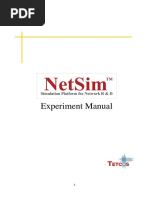 Netsim Experiment Manual v9 1