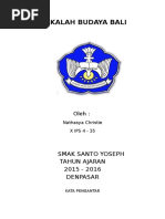 Download Makalah Budaya Bali by novac18 SN326476266 doc pdf