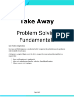 Solve Problem Using Analysis