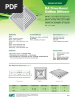 Titus TMSA & TMSA-AA Diffusers Guide | PDF | Duct (Flow) | Ceiling