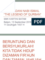 Meneladani Ismail, The Legend of Qurban