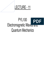 EM Waves and Quantum Mechanics Lecture