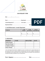 Sample Petty Cash Request Form | PDF | Business | Finance & Money ...