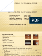 Laporan Praktikum Judul 2 Elektronika Dasar