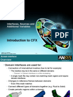 Introduction To CFX: Interfaces, Sources and Additional Variables