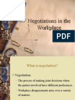 Negotiations in The Workplace