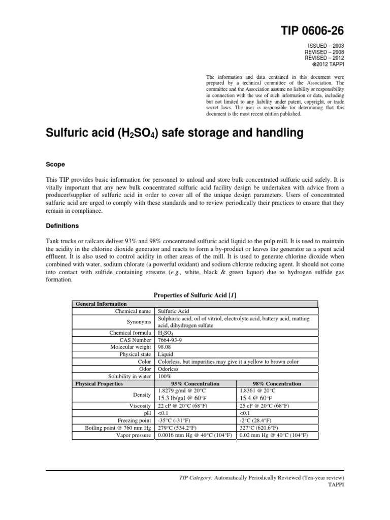 Sulfuric Acid Safe Storage Sulfuric Acid Pipe (Fluid Conveyance)