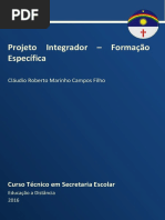 PI SEcretaria Escolar - Formação Específica