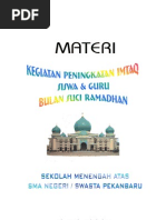 Download MATERI IMTAQ MUSLIM BULAN RAMADHAN by AbdurrahmanSAg SN3264961 doc pdf