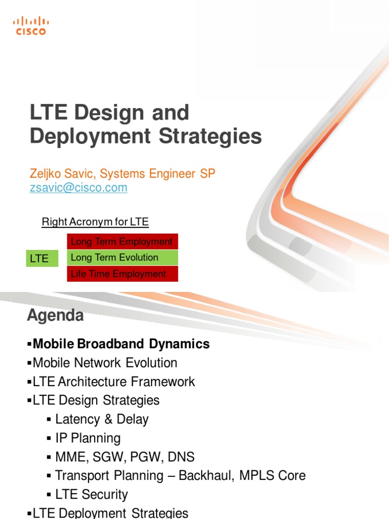 LTE Design and Deployment Strategies-Zeljko Savic PDF | PDF | I Pv6 ...