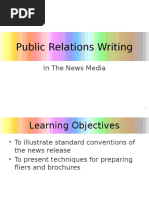 Public Relations Writing