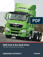 Man HB Bus & Tgs Truck Warranty Brochure