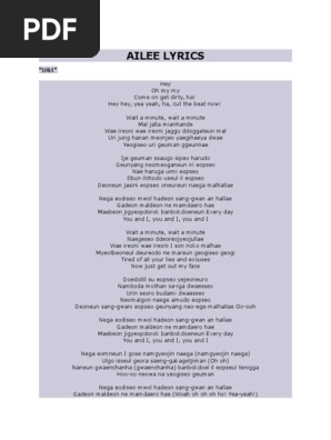 Ailee U I Pdf