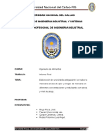 Informe Final de Alimentos