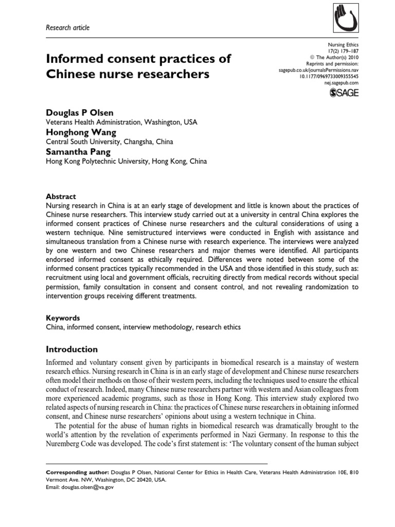 Informed Consent And Practice Pdf Informed Consent Clinical Trial