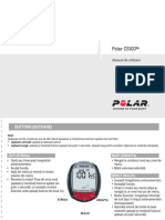 Polar CS100 User Manual Romana PDF