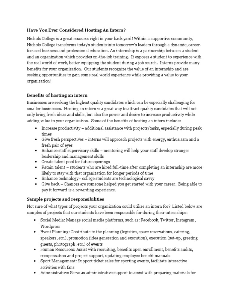Chamber of Central Mass South Article PDF Internship Job Hunting