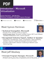 1 Introduction To Microsoft Virtualization