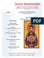 Good Shepherd American National Catholic Church Bulletin