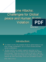 Drone Attacks Challenges For Global Peace and Human Rights Violation