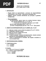 Abuso de Autoridade Lei Nº 4.898 de 09 12 65 Roteiro 2016