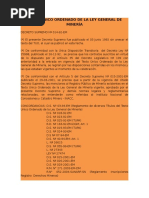 Texto Unico Ordenado de La Ley General de Minería