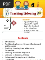 Teaching Listening 